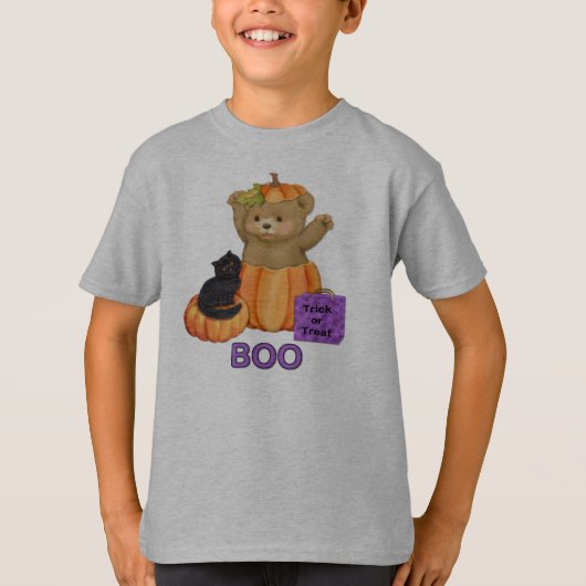 ハロウィーンブテディ Tシャツ (正面)