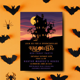 ハロウィーンブトデイパーティの招待状 招待状