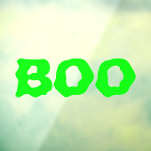 ハロウィーンブネオン緑のヌメススプーおもしろいクの装飾 ウィンドウサイン (シート3)