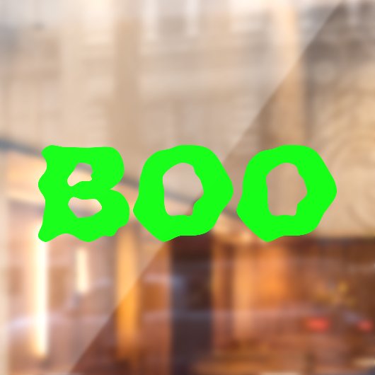 ハロウィーンブネオン緑のヌメススプーおもしろいクの装飾 ウィンドウサイン (シート2)