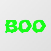 ハロウィーンブネオン緑のヌメススプーおもしろいクの装飾 ウィンドウサイン (シート)