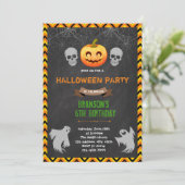 ハロウィーンブバッシュパーティの招待状 招待状 (スタンド正面)