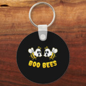 ハロウィーンブビーマッチングカップルおもしろい キーホルダー (正面)