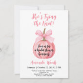 ハロウィーンブライダルシャワーとカボチャデザイン 招待状 (正面)