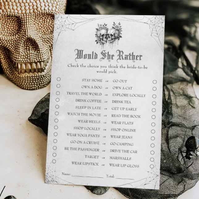 ハロウィーンブライダルシャワーは彼女はむしろゲームをする (クリエイターアップロード済み)