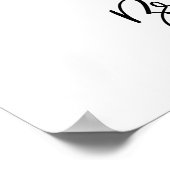 ハロウィーンブライダルシャワーウェルカムサイン ポスター (角)