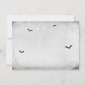 ハロウィーンブライダルシャワーデイトナイトアイディアカード 招待状 (裏面)