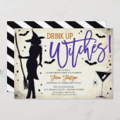 ハロウィーンブライダルシャワーパーティの招待状 招待状 (正面/裏面)