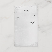 ハロウィーンブライダルシャワーレシピ要求 エンクロージャーカード (裏面)