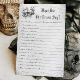 ハロウィーンブライダルシャワー彼が何と言ったかゲーム