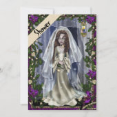 ハロウィーンブライダルシャワー招待 招待状 (正面)