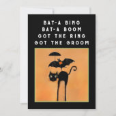 ハロウィーンブライダルシャワー招待 招待状 (正面)