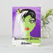 ハロウィーンブライダルシャワー 招待状 (スタンド正面)
