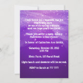 ハロウィーンブライダルシャワー 招待状 (裏面)