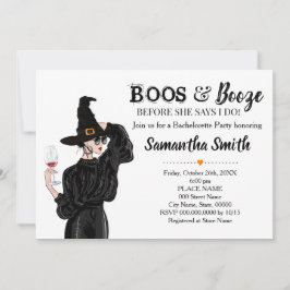 ハロウィーンブライダルシャワー 招待状