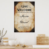 ハロウィーンブラウンゴシック24x36へようこそ ポスター (キッチン)