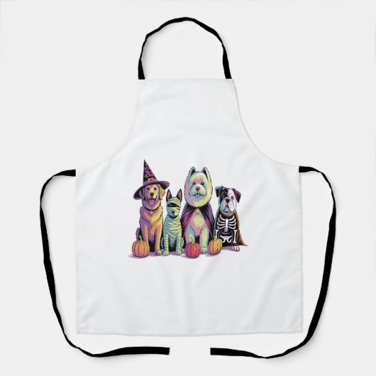ハロウィーンブラシスクワッドドッグ エプロン (正面)