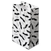 ハロウィーンブラックこうもりブパタ不気味ーン スモールペーパーバッグ (裏面アングル)