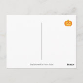 ハロウィーンブラックとタンスムージングダシュント ポストカード (裏面)