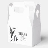 ハロウィーンブラックアンドホワイトこうもり フェイバーボックス (オープン)