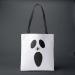 ハロウィーンブラックアンドホワイトホラー幽霊顔 トートバッグ<br><div class="desc">白黒の怖い幽霊。あなたがトリックまたはトリートに行くとき衣服に面白いハロウィーンの衣装デザイン。怖い幽霊やホラー素晴らしムービーテーマを持つ不気味な夜のハローウィンパーティのための不気味で不気味な商品。ハロウィーンのカボチャのちょうちんのカボチャ、幽霊、スカル、スケルトン、魔女、黒猫のハロウィーンの装飾をよく行きなさい。ヴィンテージカッコいいとレトロなハロウィーンの衣装は、ユーモア、皮肉、ジョーク、機知に富んだ引用文やパンズを愛する人のために。</div>