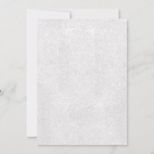 ハロウィーンブラックアンドホワイト不気味ガール誕生日 招待状 (裏面)