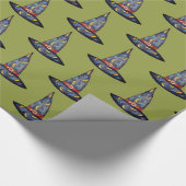 ハロウィーンブラックウィッチアヒトラッピング紙 ラッピングペーパー (角)