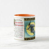 ハロウィーンブラックウィッチアペメンションヴィンテージ マグカップ (中央)