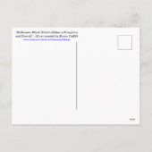 ハロウィーンブラックウィッチズキットングルド付き シーズンポストカード (裏面)