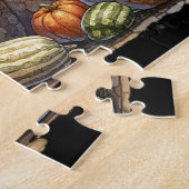 ハロウィーンブラックウィッチズキットングルド付き ジグソーパズル (側面)