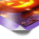 ハロウィーンブラックウィッチー猫 フォトプリント            (角)