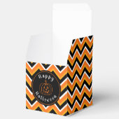 ハロウィーンブラックオレンジホワイトジガグ フェイバーボックス (オープン)