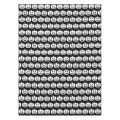 ハロウィーンブラックカボチャのパタ不気味ーン怖 テーブルクロス (正面)