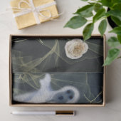 ハロウィーンブラックカボチャ、幽霊たち、スパイダーウェブ 薄葉紙 (ギフト)