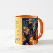 ハロウィーンブラックキテンス マグカップ (正面右)