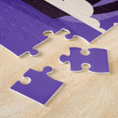 ハロウィーンブラックキャットとカボチャ ジグソーパズル (側面)