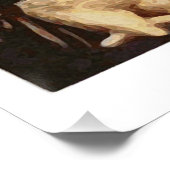 ハロウィーンブラックキャットとフクロウ ポスター (コーナー)