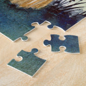 ハロウィーンブラックキャットと魔女スターリーナイト ジグソーパズル (側面)