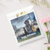 ハロウィーンブラックキャットと魔女スターリーナイト フェイバーバッグ (封をした状態)