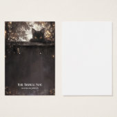 ハロウィーンブラックキャットイヤリングディスプレイカード (正面&裏面)