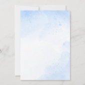 ハロウィーンブラックキャットカボチャ小さなブー赤ちゃんシャワー 招待状 (裏面)