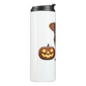 ハロウィーンブラックキャットクラシック魔法Tシャツ タンブラー (回転左)