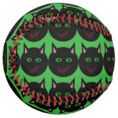 ハロウィーンブラックキャットソフトボール ソフトボール (正面左)