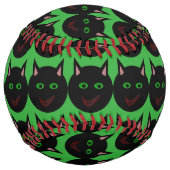 ハロウィーンブラックキャットソフトボール ソフトボール (裏面)