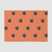 ハロウィーンブラックキャットティッシュペーパー抱き枕スタッファー 薄葉紙 (正面)