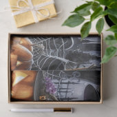 ハロウィーンブラックキャットデカップージティッシュペーパー 薄葉紙 (ギフト)