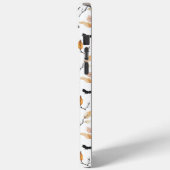 ハロウィーンブラックキャットパターン – ウィッチー猫 Case-Mate iPhoneケース (裏面 / 左)