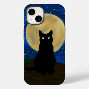 ハロウィーンブラックキャットムーンライトシルエット Case-Mate iPhone 14ケース