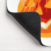 ハロウィーンブラックキャット及びカボチャ マウスパッド (コーナー)