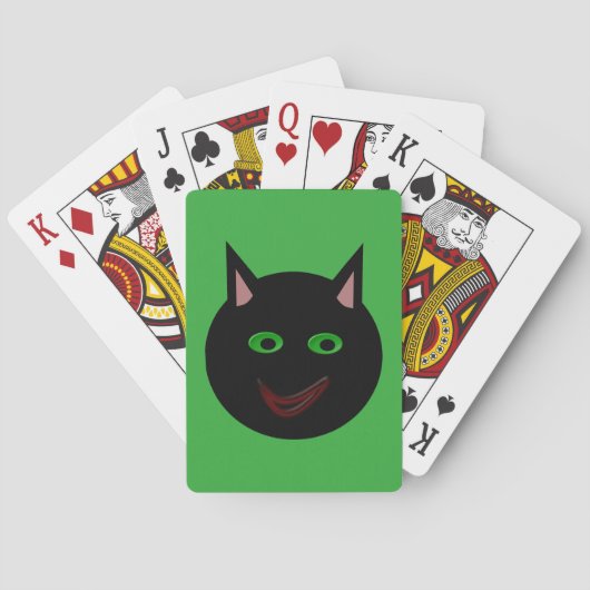 ハロウィーンブラックキャット遊ズカード トランプ (裏面)